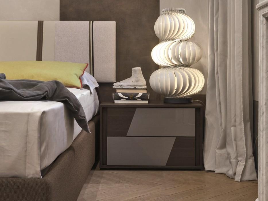 Oak bedside table with drawers | Kross by Tomasella