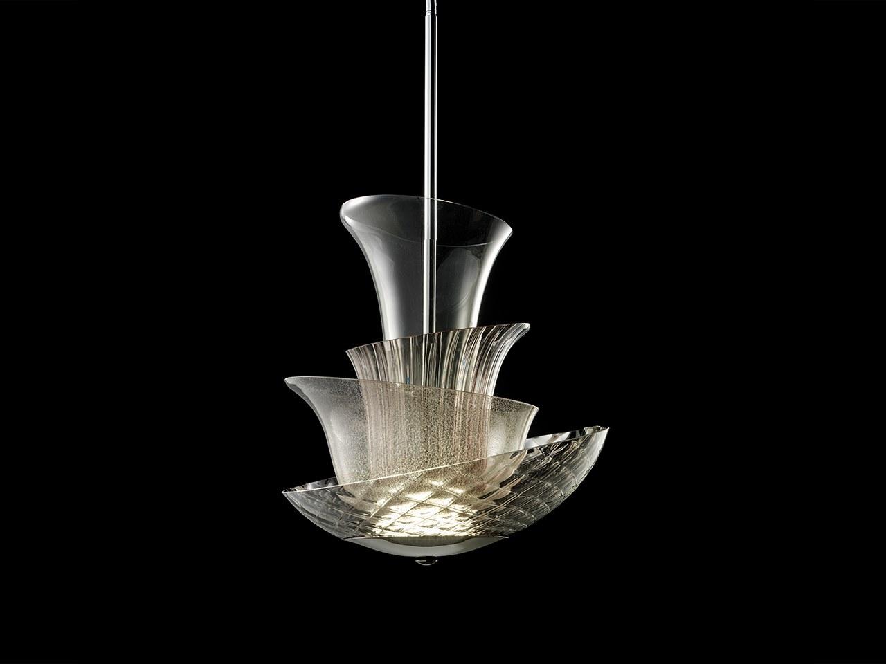 LED blown glass pendant lamp | Trevi by Italamp