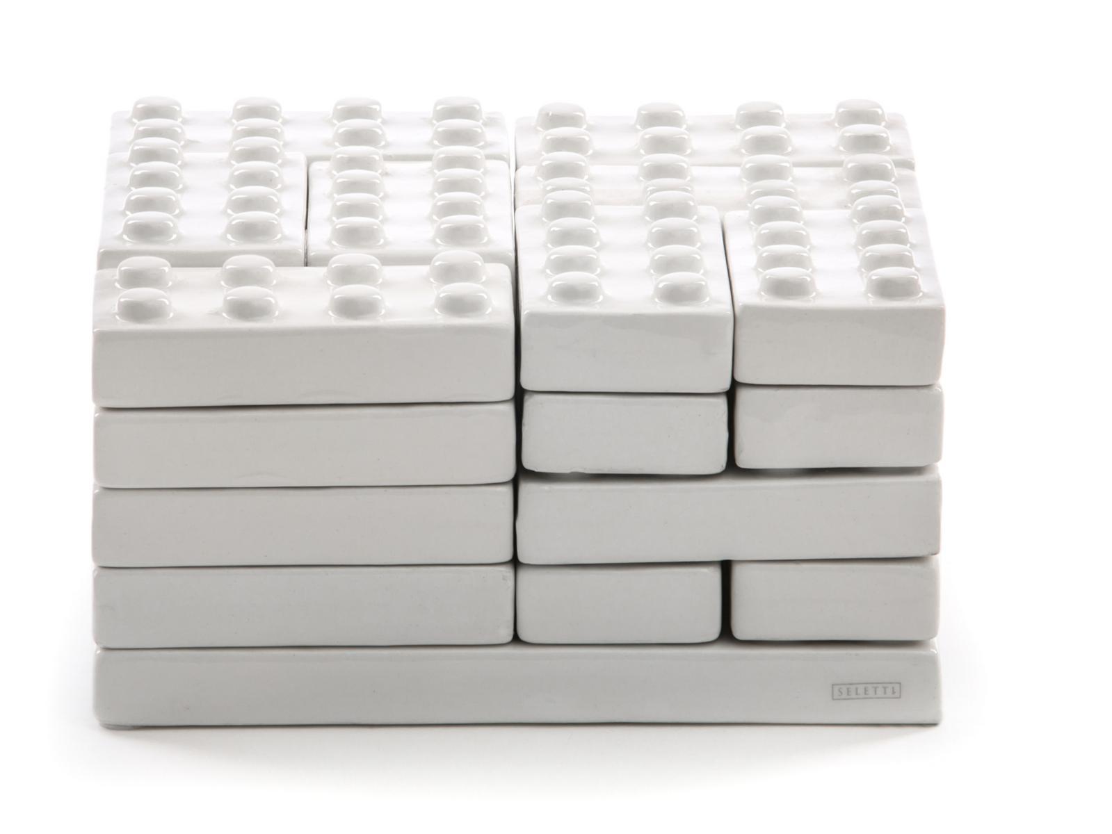 Porcelain decorative object | My Bricks by Seletti