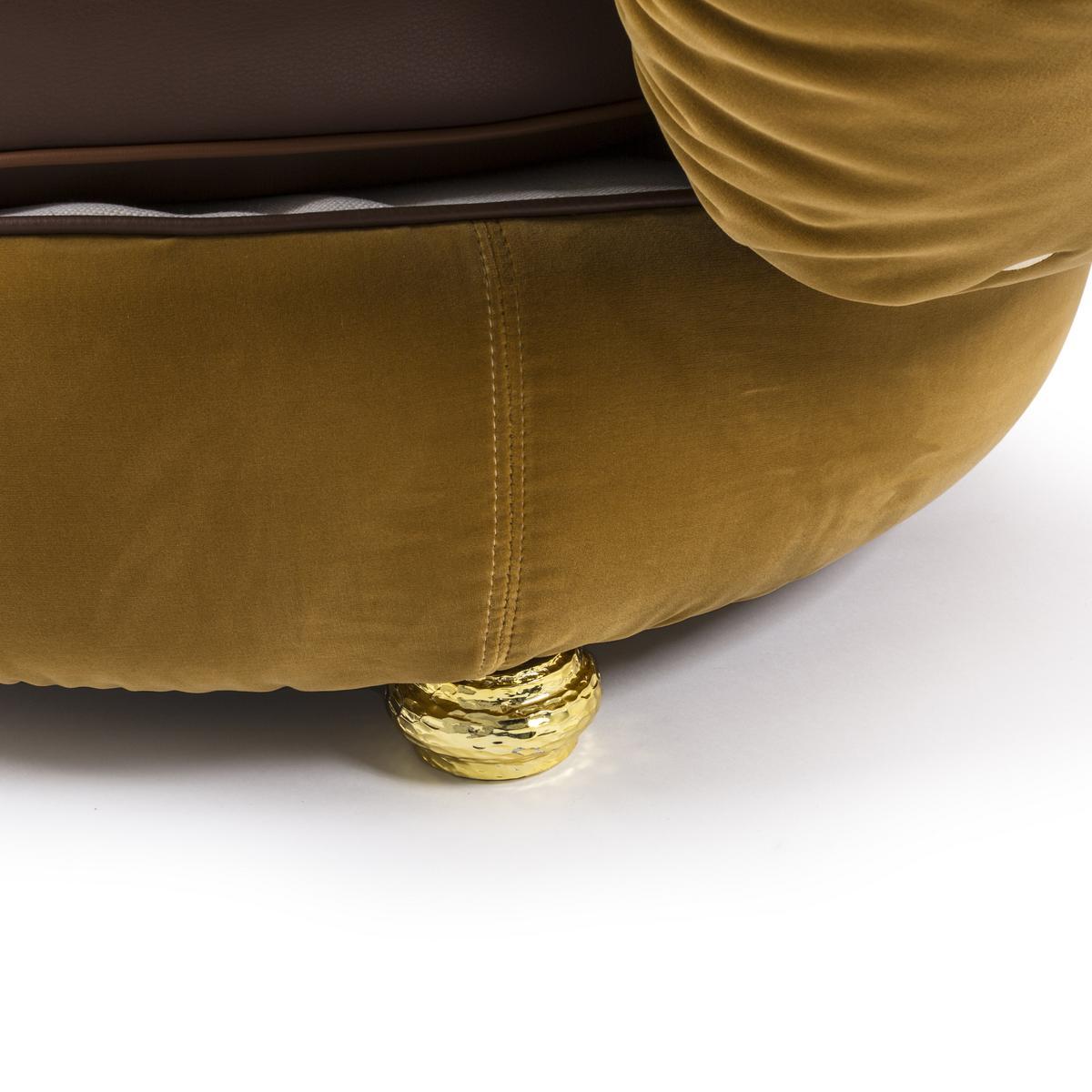 Upholstered fabric easy chair | Burger Chair by Seletti