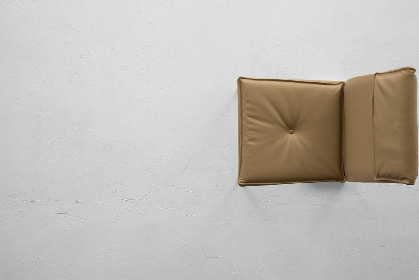 Upholstered leather chair | Adria by Tonin Casa