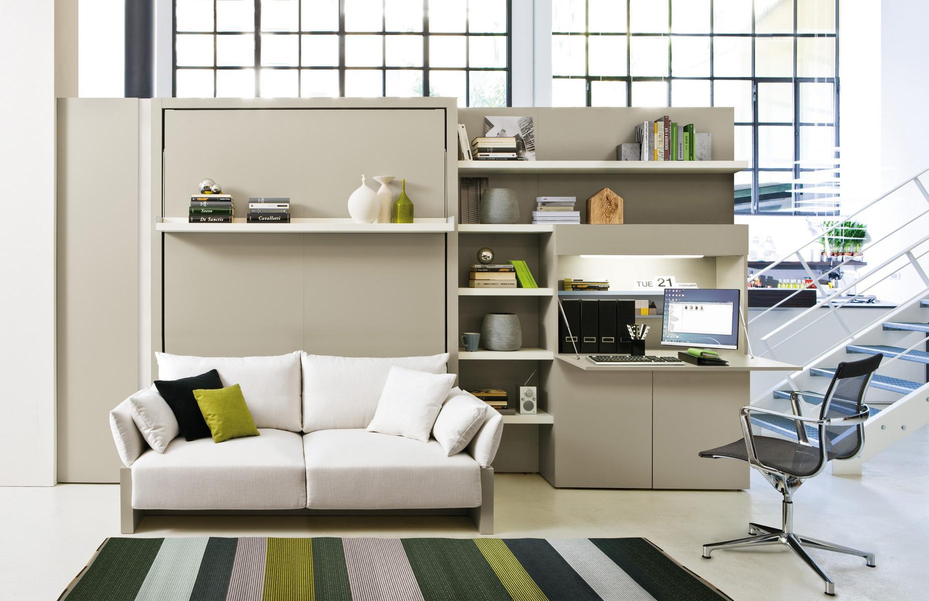 Sectional modular storage wall | Living & Young System by CLEI