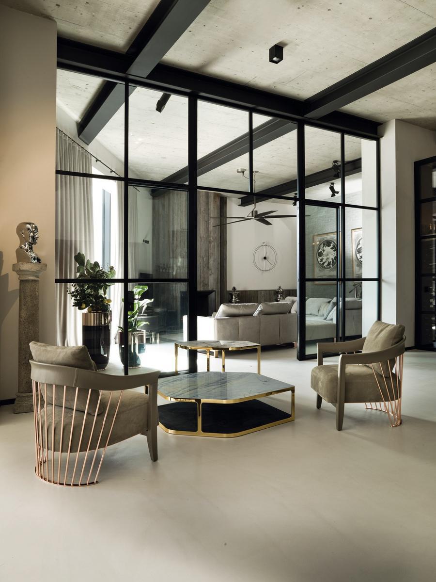 Fabric armchair | Dorothy by Longhi