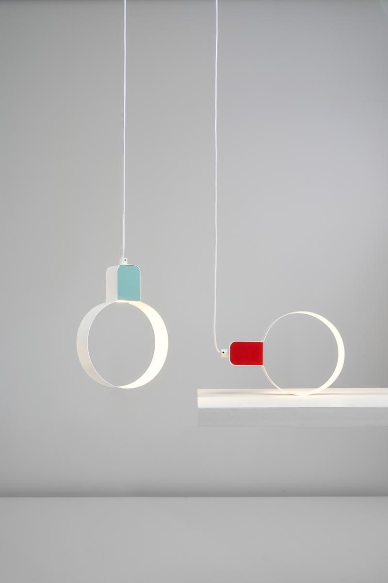 Direct light plate pendant lamp | Sonoluce by Zava