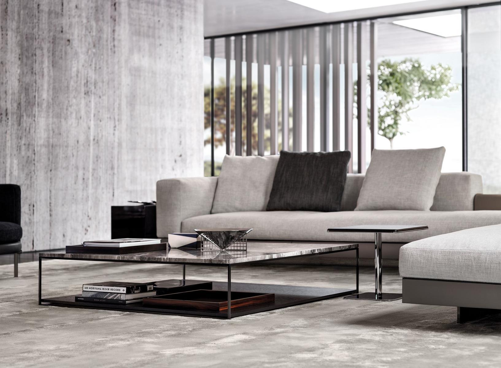 Marble coffee table | Liam by Minotti