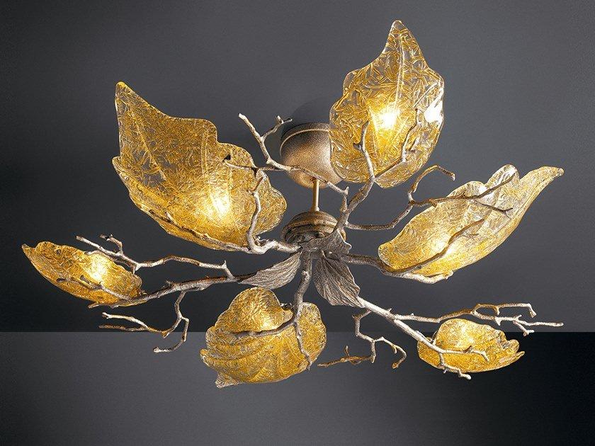 Handmade bronze ceiling light | Outono Pl277/6 by Serip