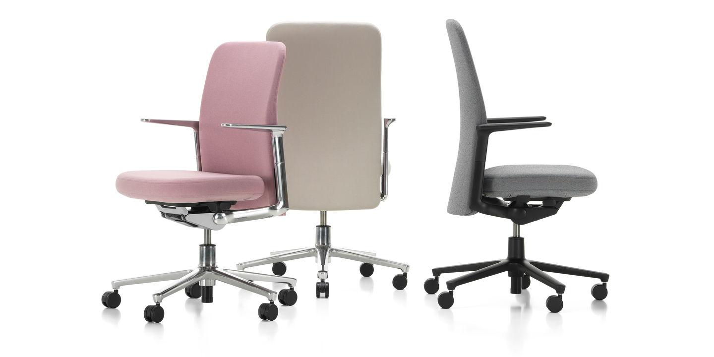 Swivel fabric office chair | Pacific by Vitra