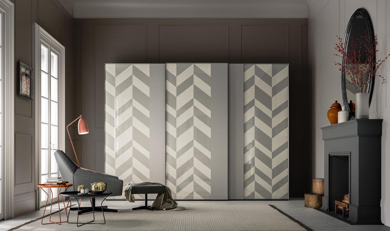 Modular lacquered wardrobe with drawers | Frame by ALF Dafre