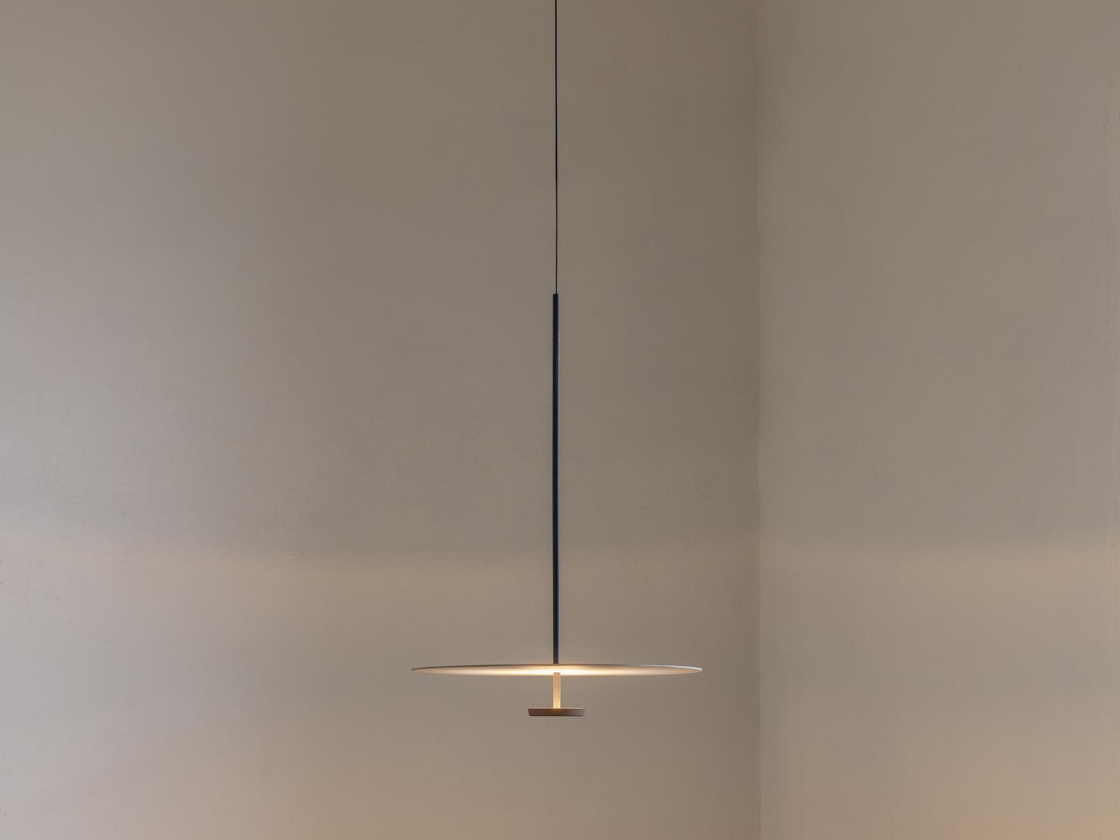 LED metal pendant lamp | Flat 5940 by Vibia