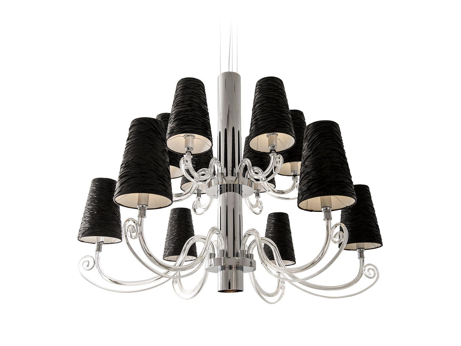 Direct-indirect light crystal chandelier | Arabian Pearls H12+1 by Ilfari