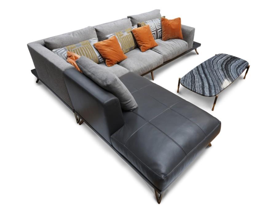 3 seater leather sofa | Ares by Ezio Bellotti