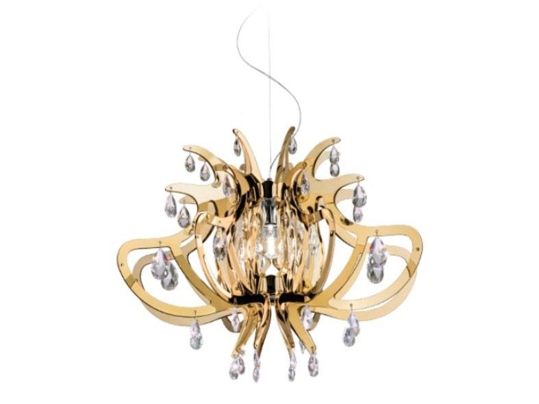 Goldflex® pendant lamp | Lillibet Gold by Slamp