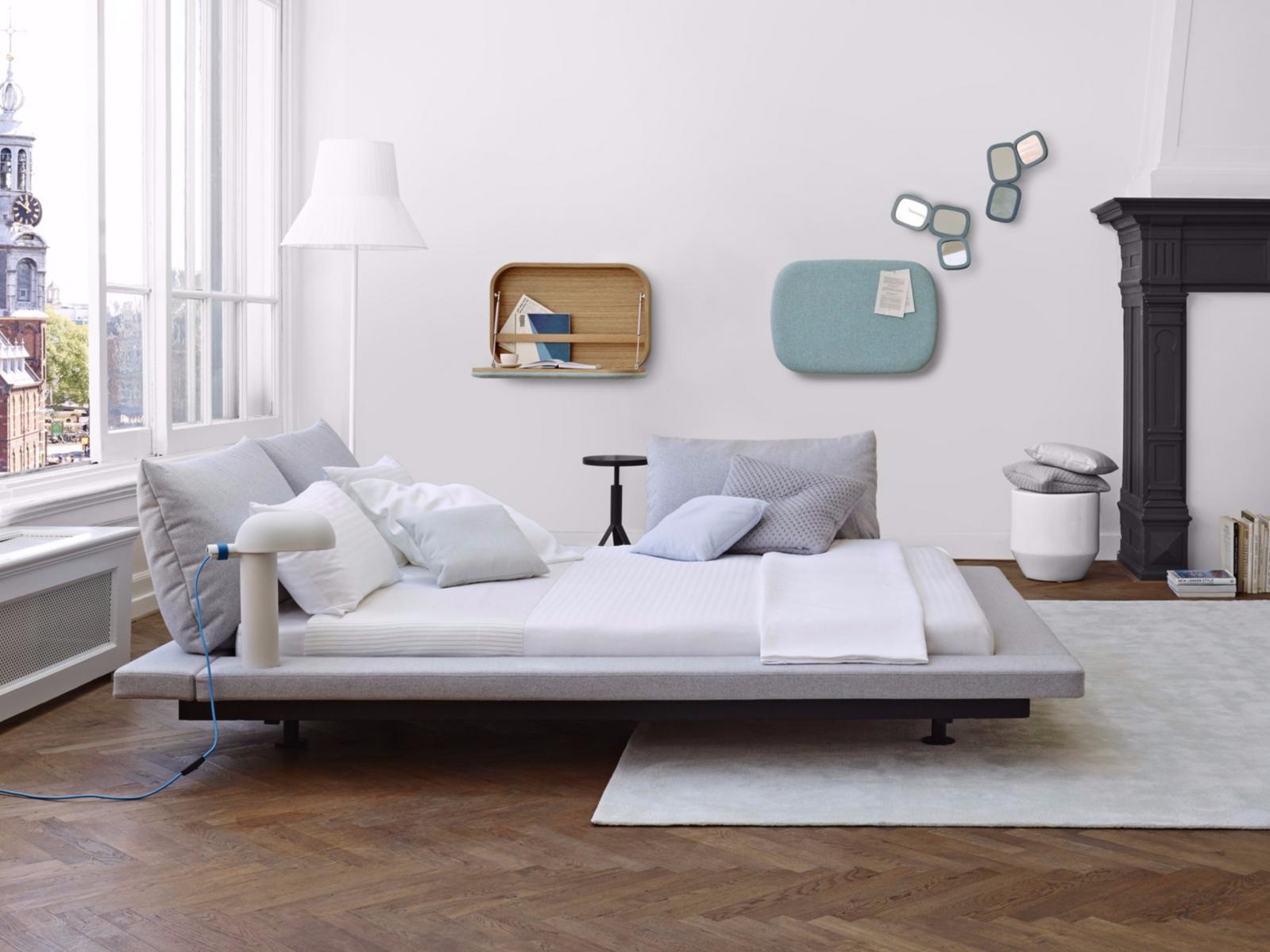 Fabric double bed | Peter Maly 2 by Ligne Roset