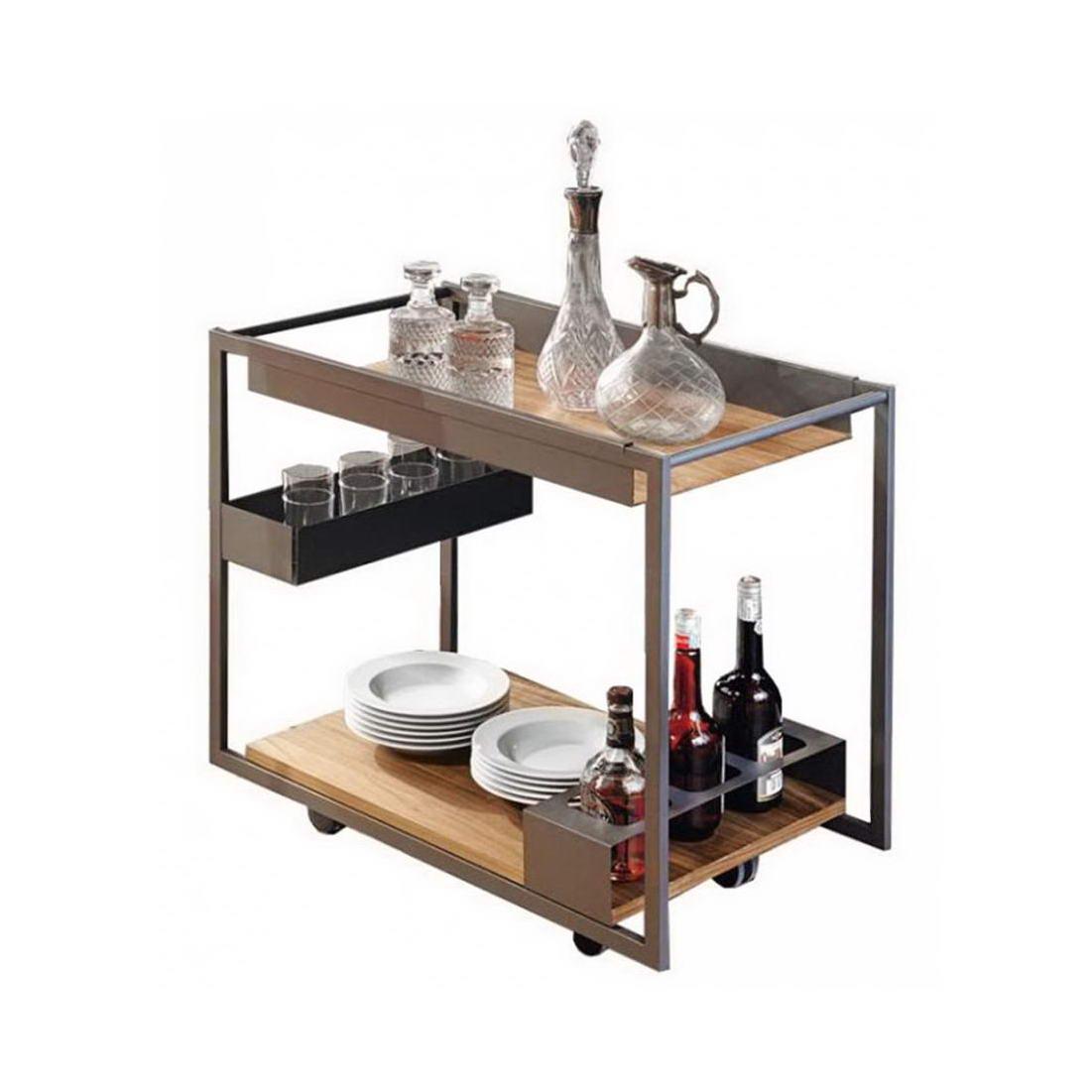 Rectangular wood coffee table with drawers | Mojito Wood by Cattelan Italia