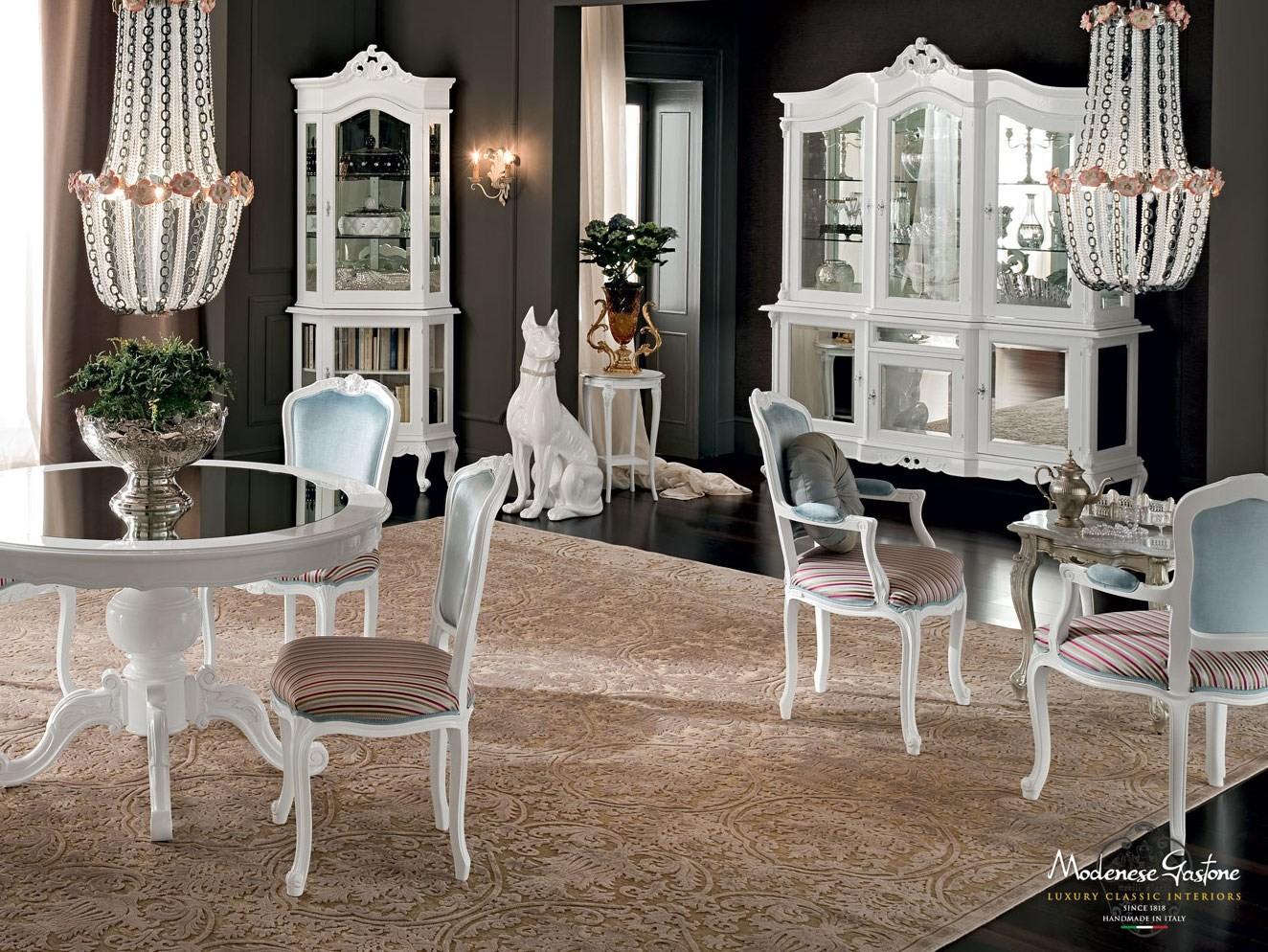 Solid wood display cabinet | 12102 by Modenese Gastone