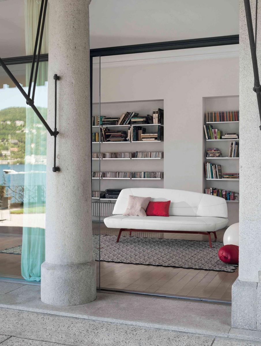 Convertible fabric sofa bed | Bandy by Bonaldo