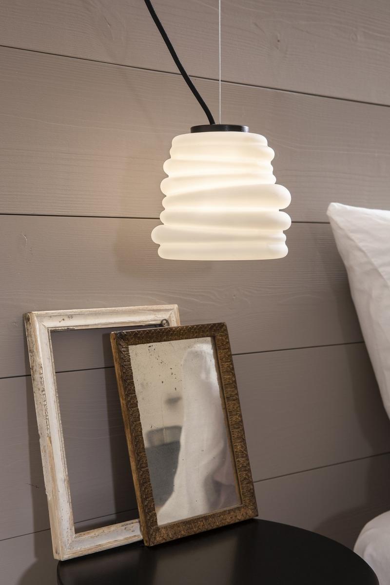 Glass pendant lamp | Bibendum by Karman