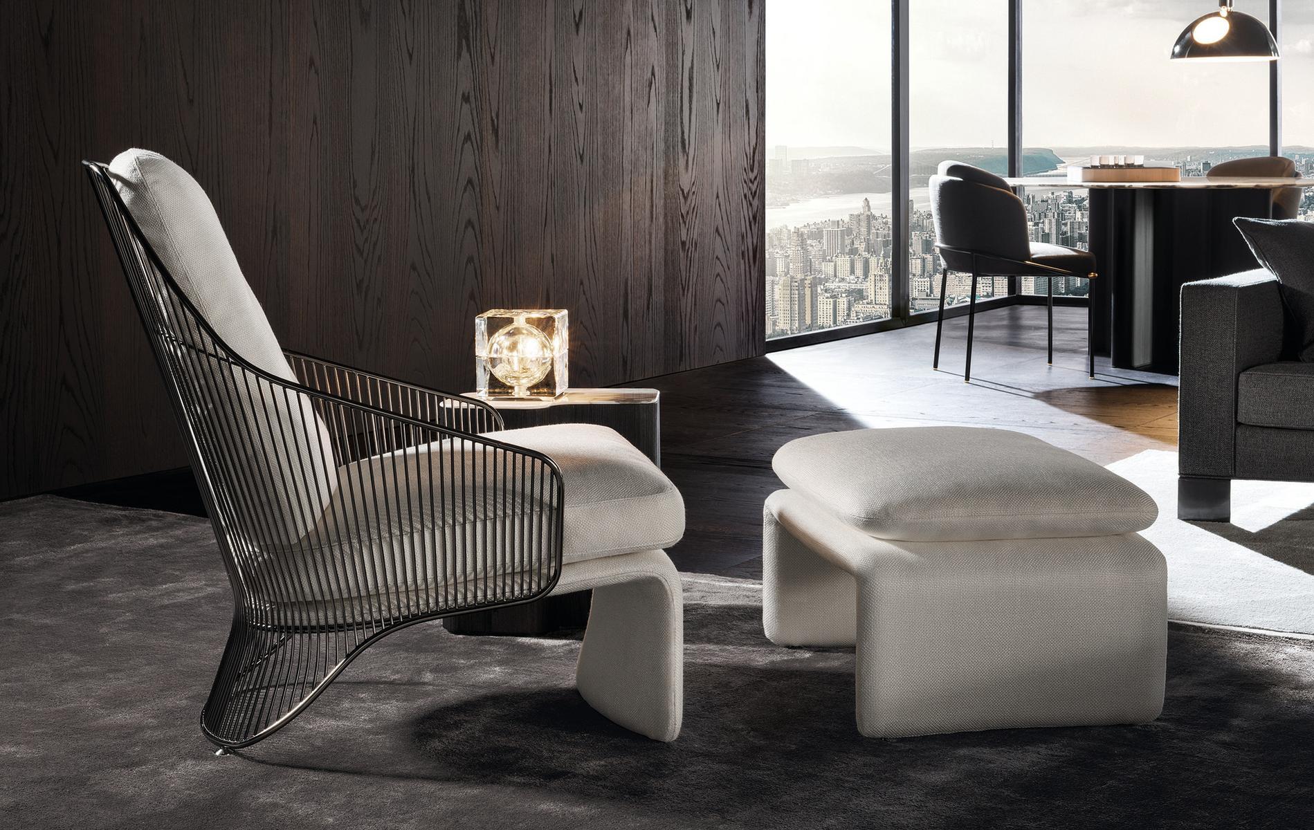 Bergere armchair | Colette by Minotti