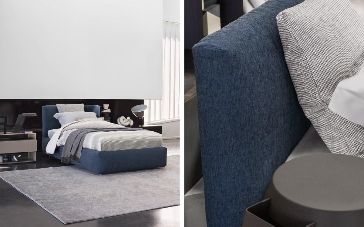 Storage bed | Merkurio by Flou