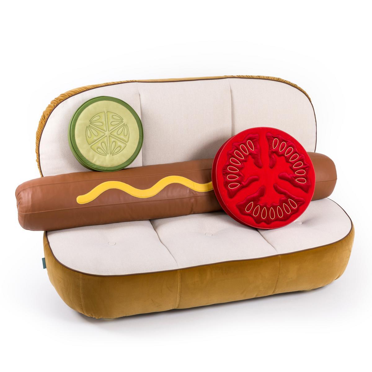 Fabric small sofa | Hot Dog Sofa by Seletti