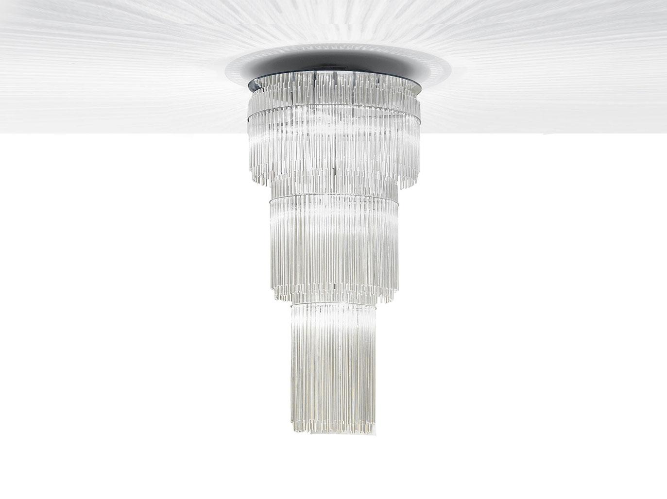 LED Murano glass pendant lamp | Gran Charleston by Reflex