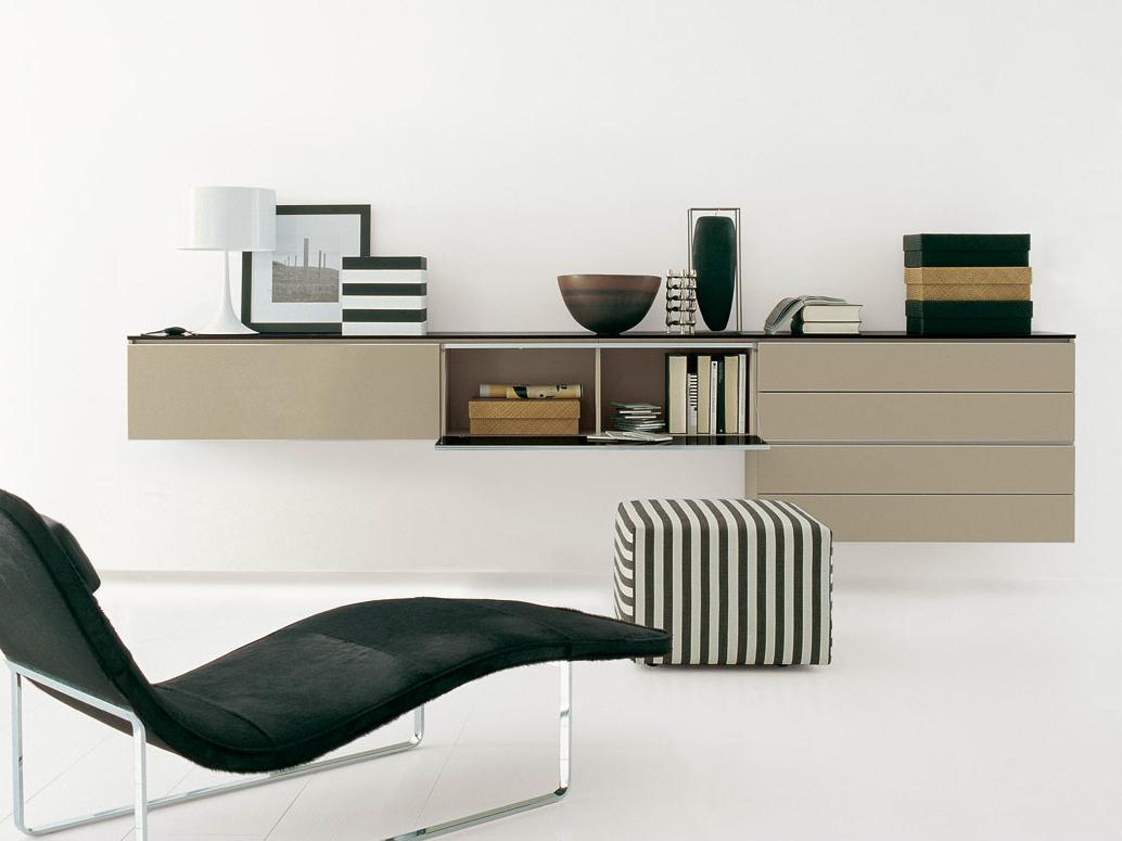 Sectional TV wall system | Pab by B&B Italia