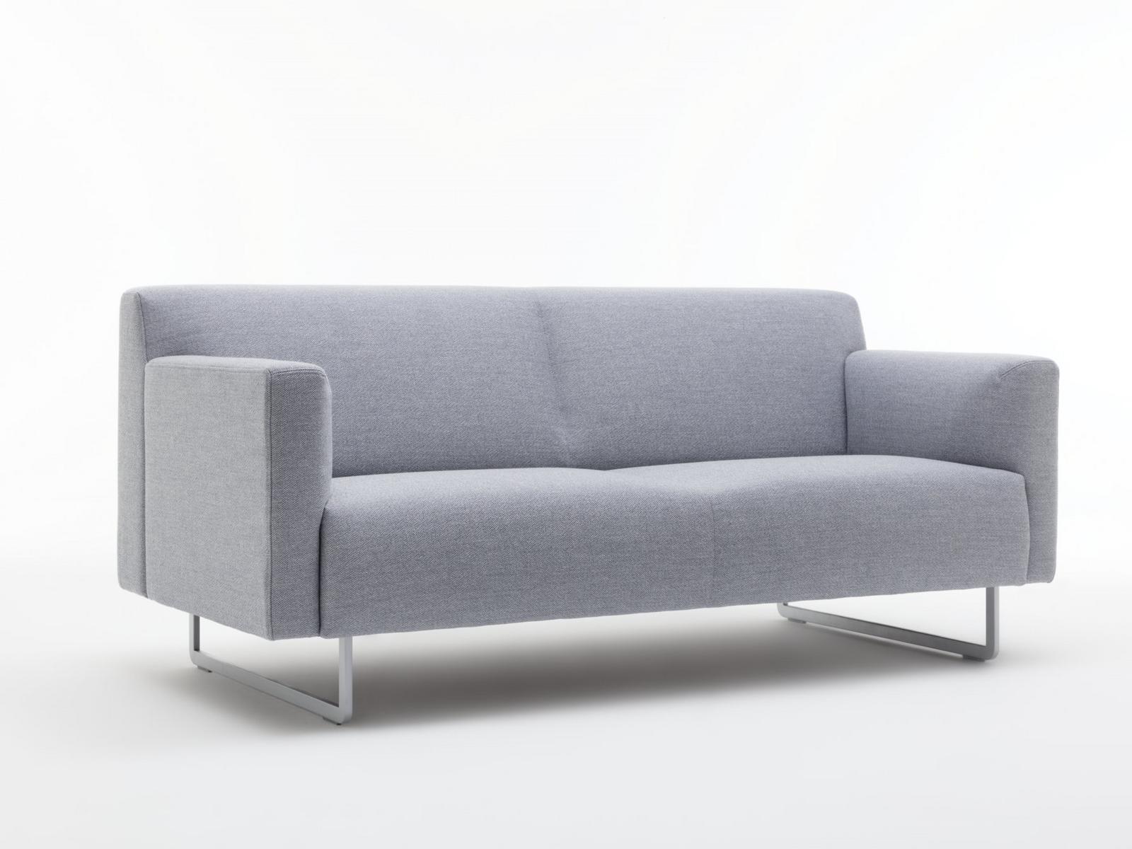 Sled base fabric sofa | 328 by Rolf Benz