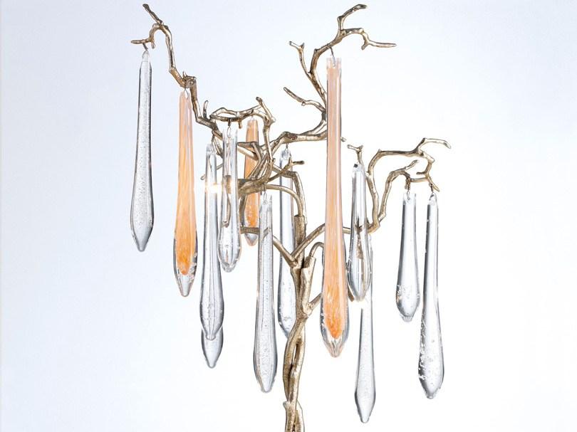 Halogen handmade bronze table lamp | Aqua 6026 by Serip