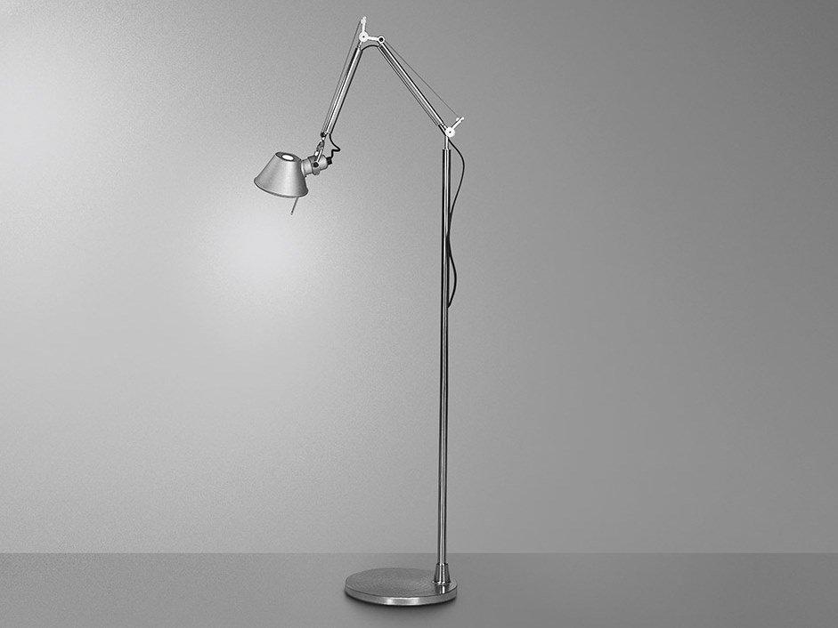 Adjustable aluminium floor lamp | Tolomeo Micro Floor by Artemide