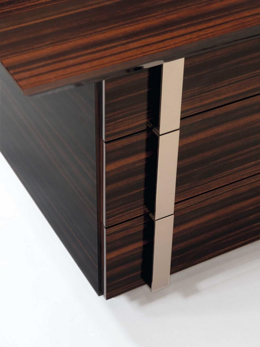 Rectangular wooden writing desk with drawers | Lincoln Xl by Capital Collection