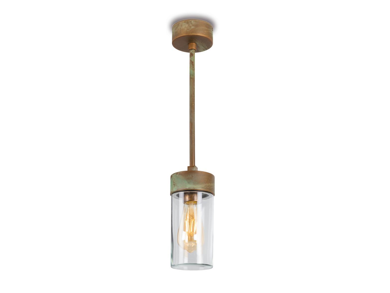 LED brass outdoor pendant lamp | Silindar by Moretti