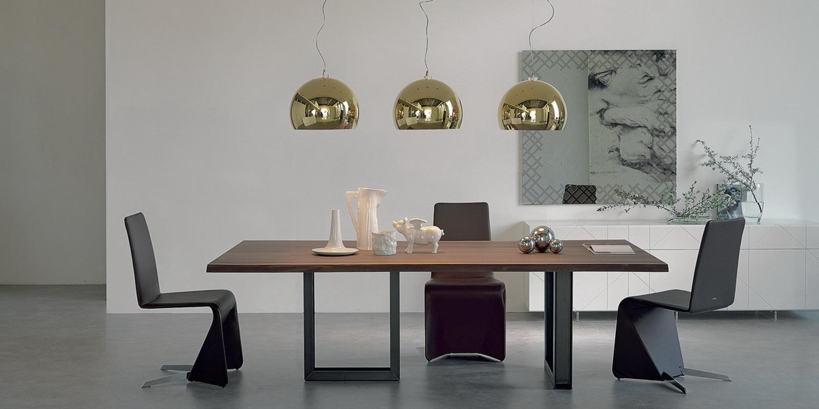 Rectangular veneer table | Sigma by Cattelan Italia