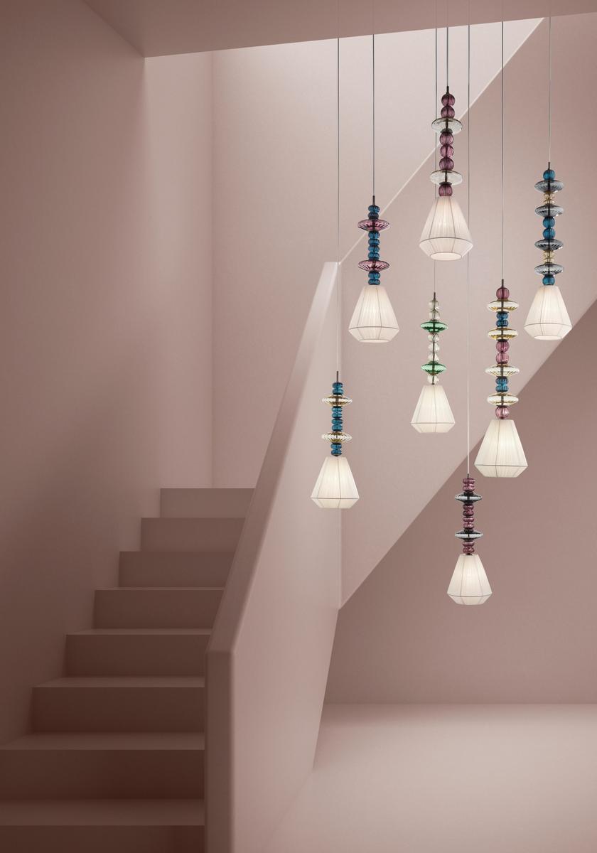 Glass pendant lamp | Bon Bon by Sylcom