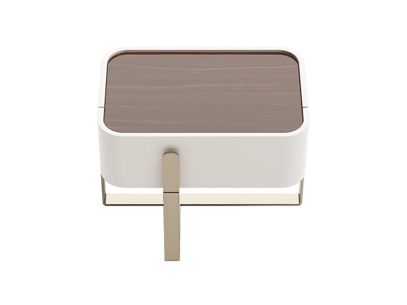 Wooden bedside table with drawers | Eden L by Capital Collection