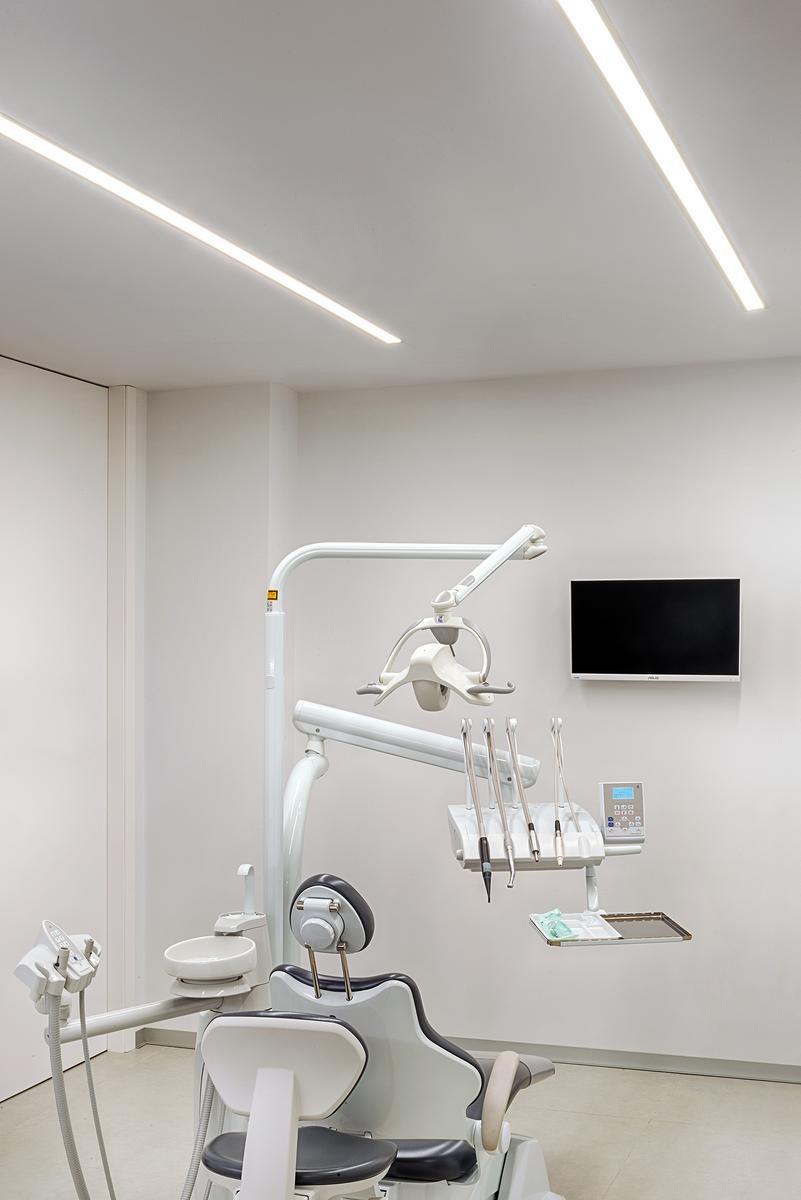 Aluminium linear lighting profile | Fifty Recessed by Arkoslight