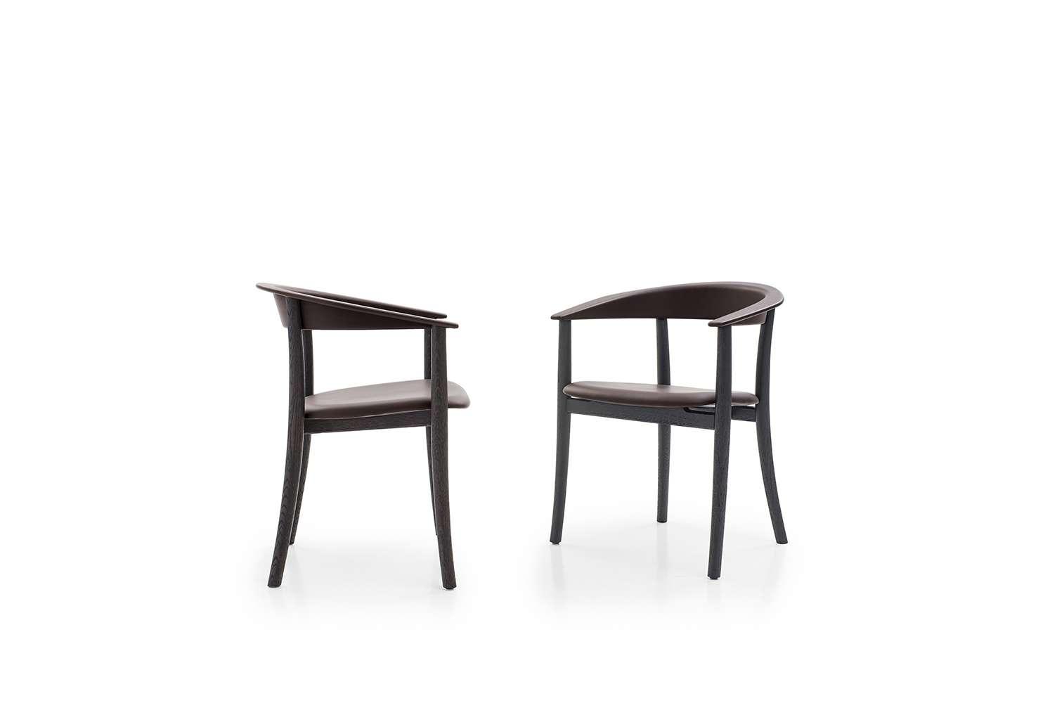 Chair with armrests | Belle by B&B Italia