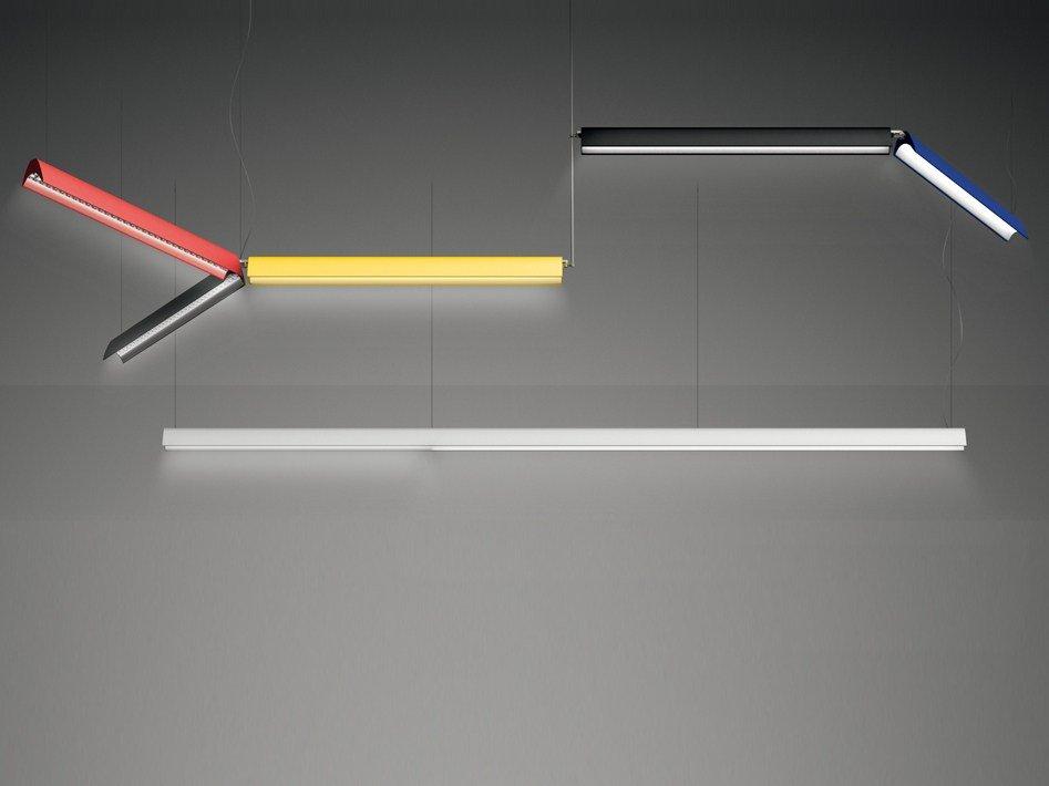 LED direct light aluminium pendant lamp | Series Y by Artemide