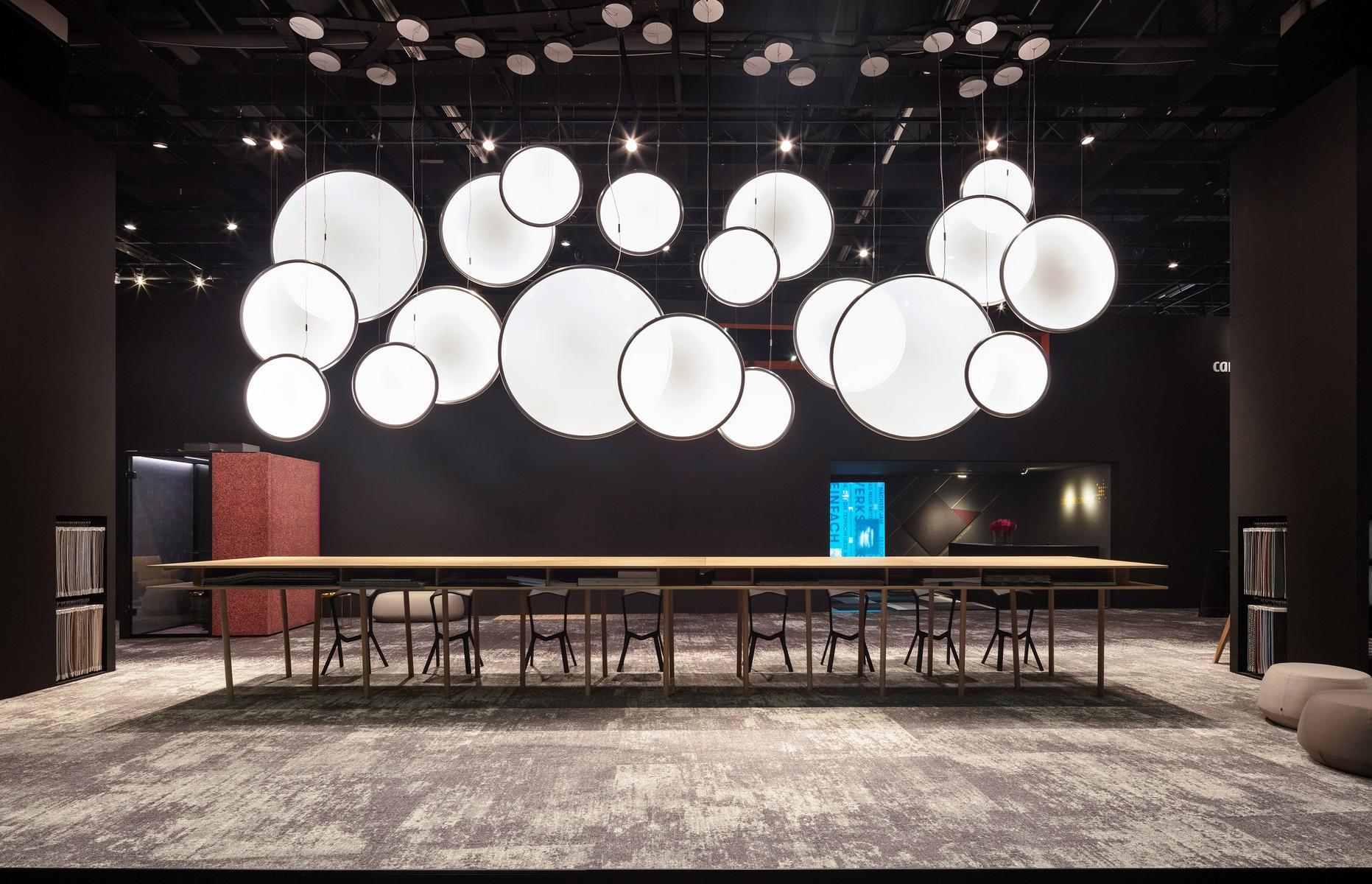 LED direct light technopolymer pendant lamp | Discovery Vertical by Artemide