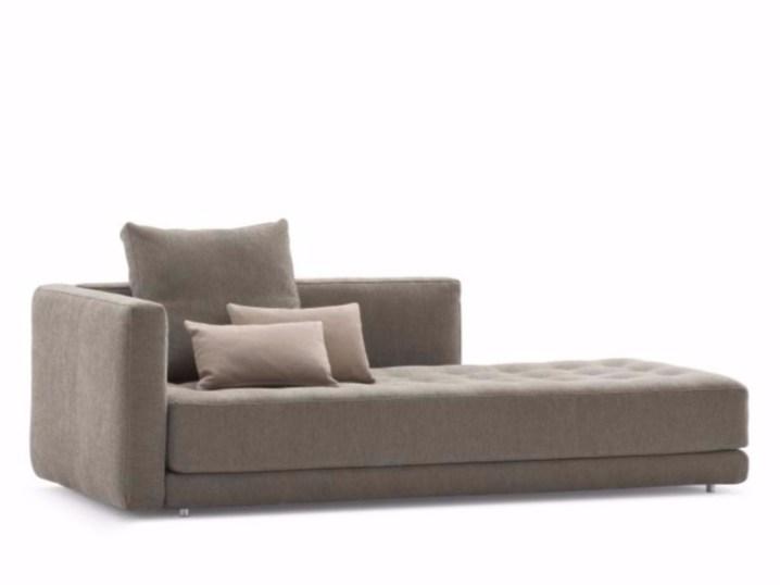 Upholstered fabric day bed | Doze Flat by Flou