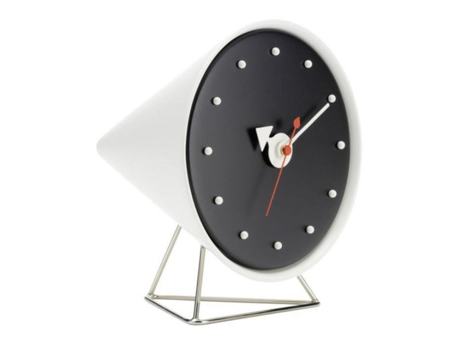 Table-top polyurethane clock | Cone Clock by Vitra