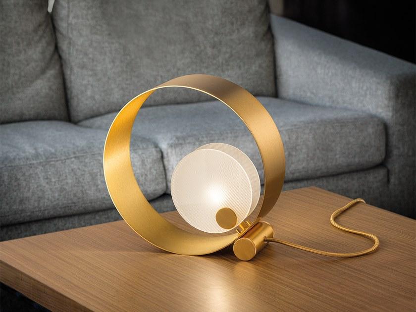 Direct light metal table lamp | Sound Tl1 by Masiero