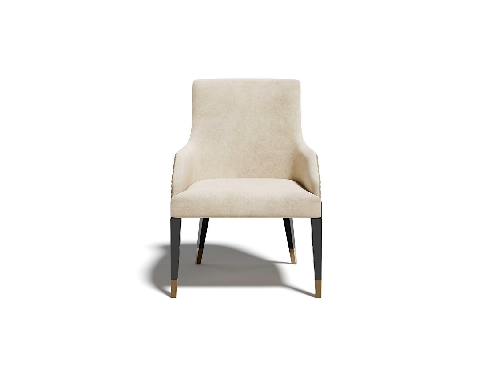 Upholstered fabric chair with armrests | Madame C/b by Capital Collection