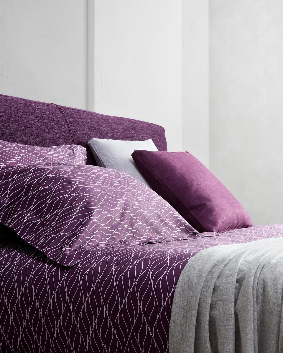 Upholstered double bed | Myplace by Flou