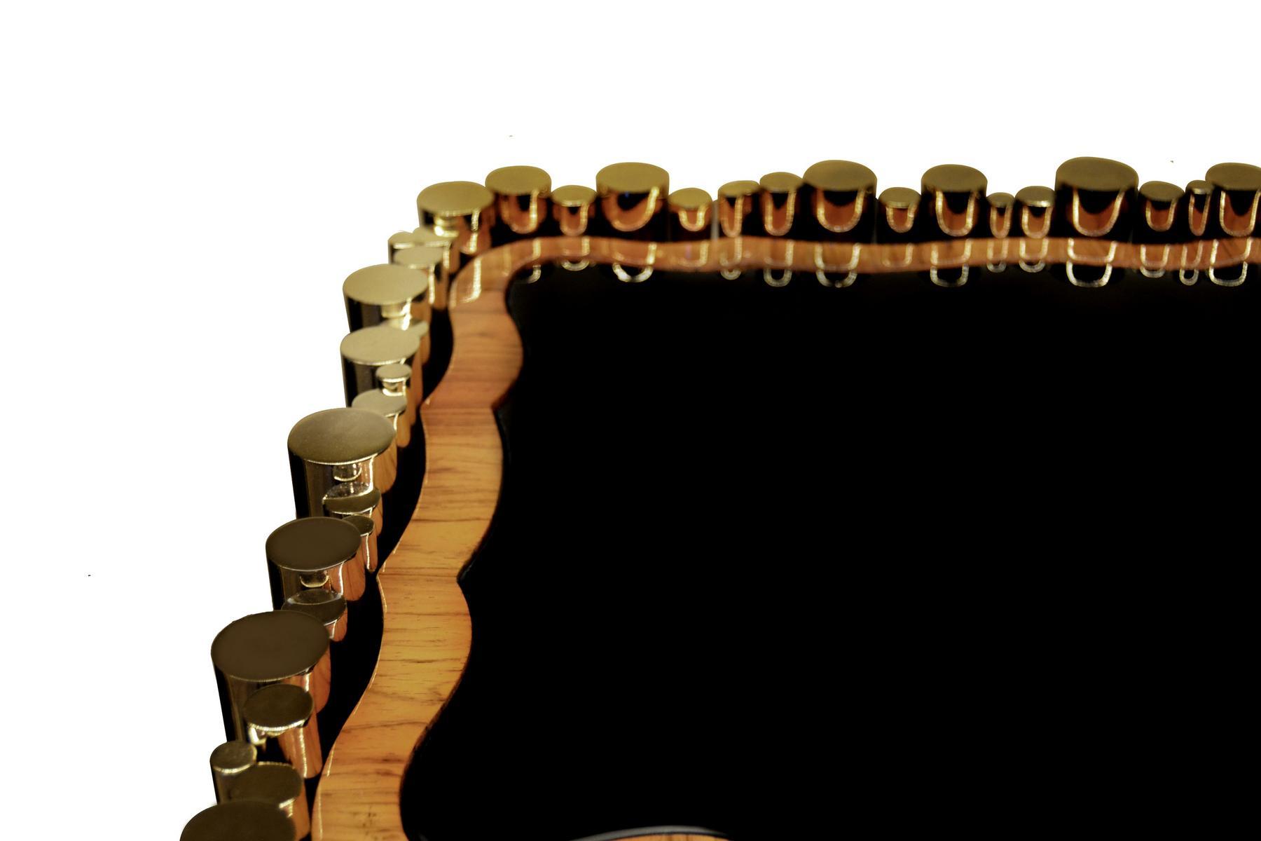 Rectangular brass bedside table | Symphony by Boca Do Lobo