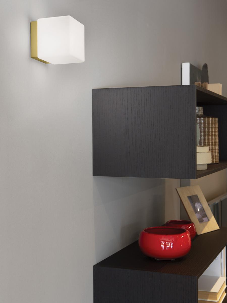 Blown glass wall lamp / ceiling lamp | Cubi P-pl16 by Leucos