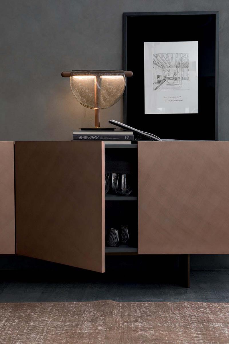 Wooden sideboard with doors | Coated by Tonin Casa