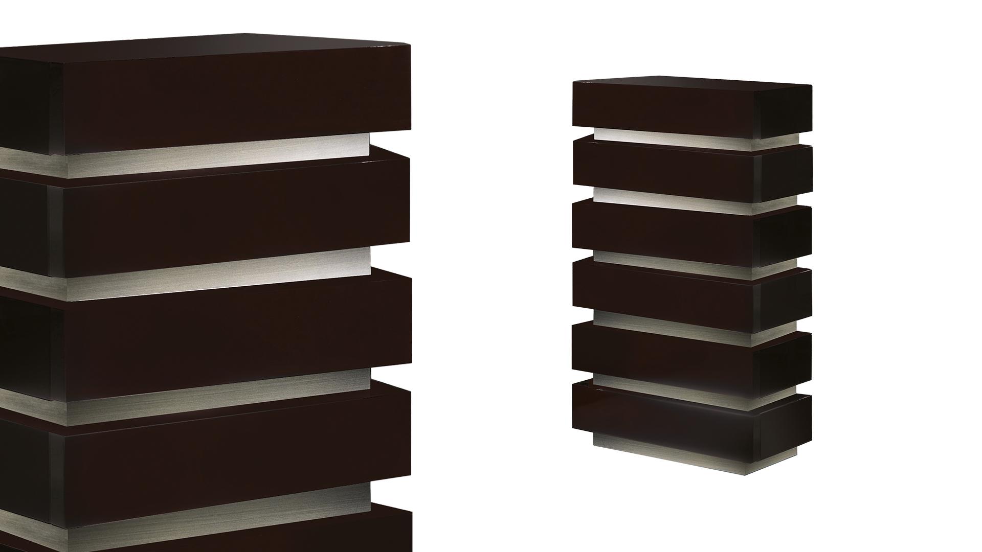 Wooden chest of drawers | Luce by Reflex