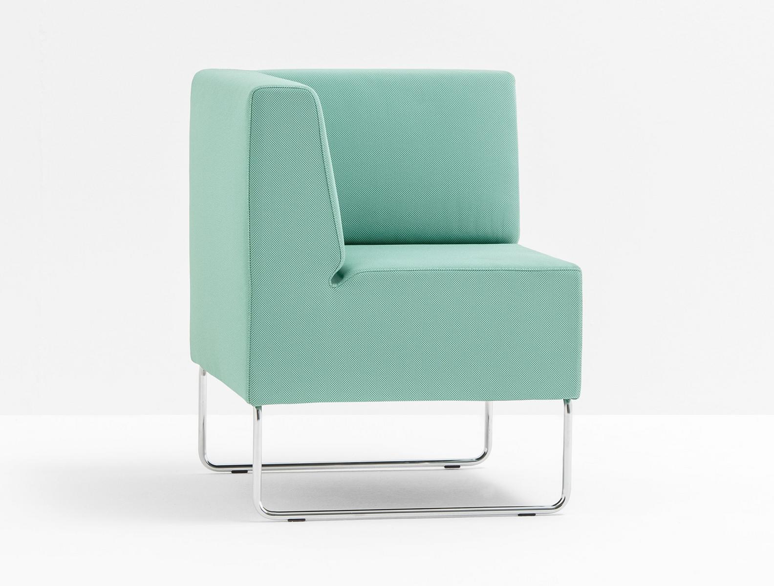 Upholstered modular armchair | Host 202 by Pedrali