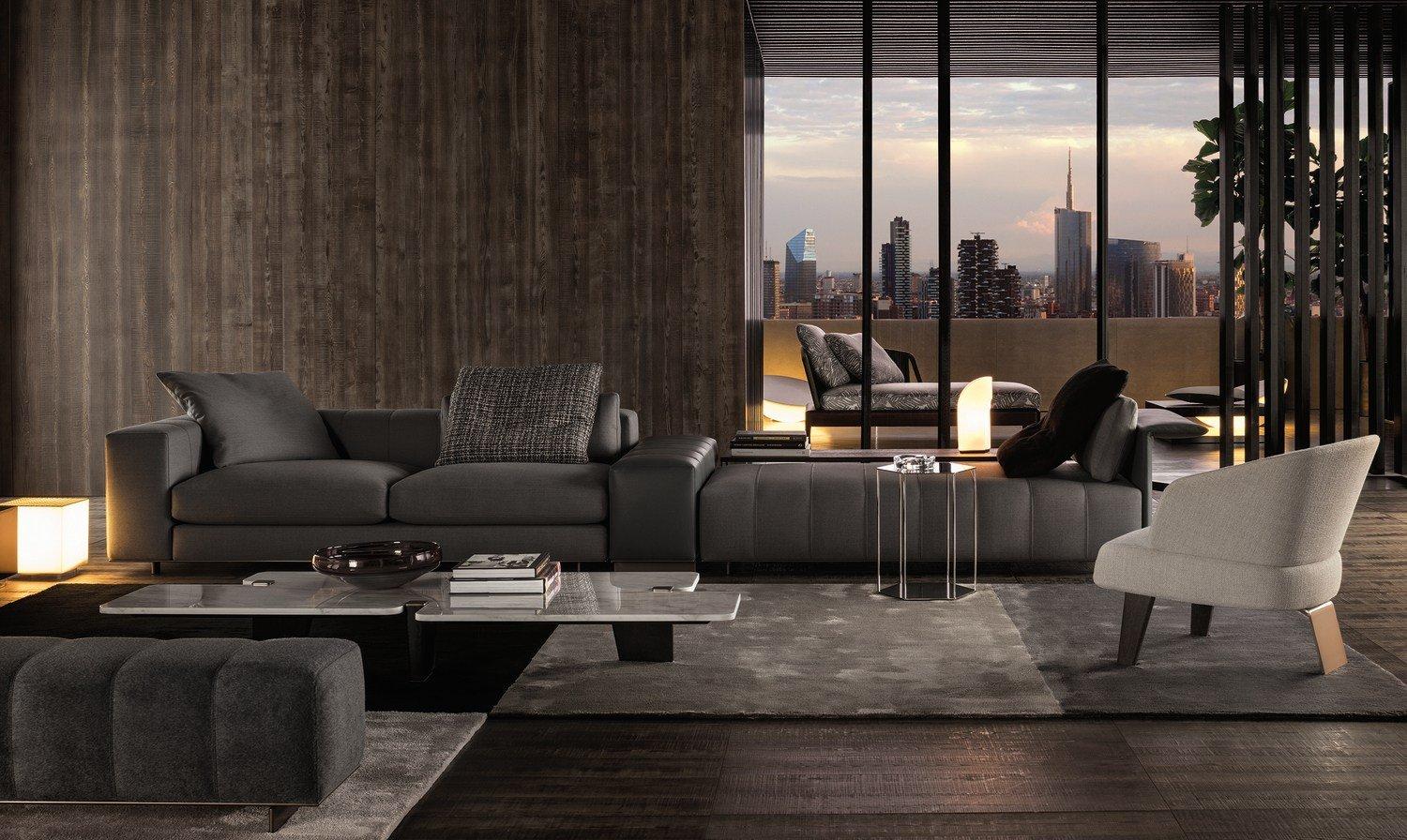 Sofa | Freeman Seating System by Minotti