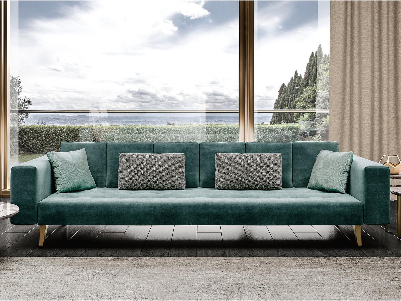 Tufted leather sofa | Richmond Upon Thames by Barnini Oseo